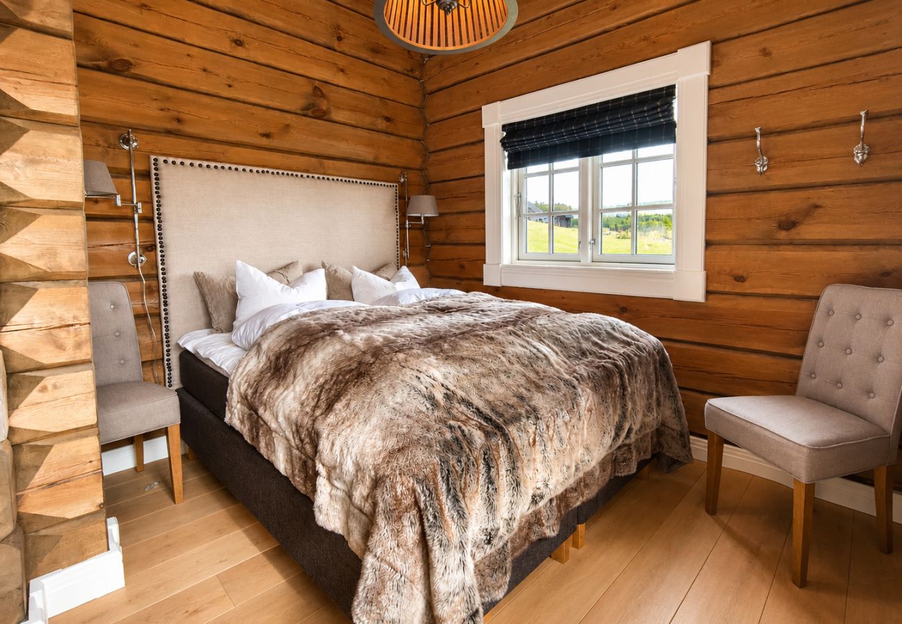 Cottage in Gol - Dream mountain cabin with jacuzzi and views