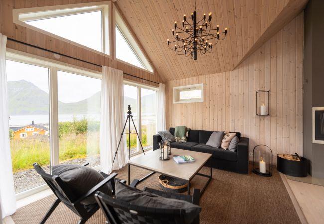 Cabin in Vestvågøy - Haukland beach panorama Cabin in Vestvågøy - Haukland beach panorama