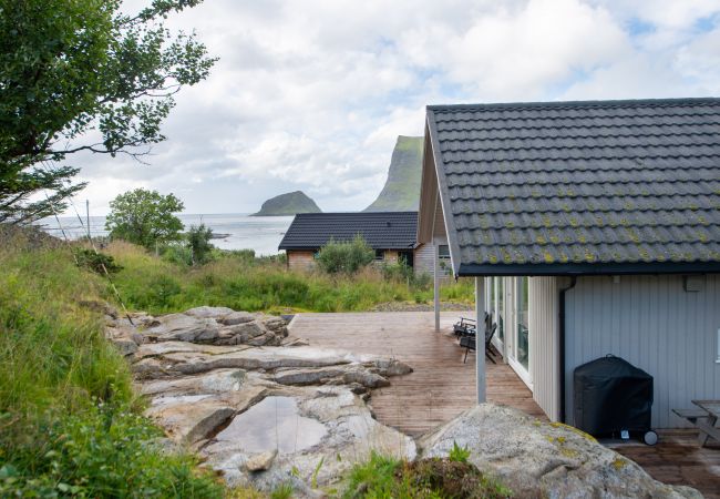 Cabin in Vestvågøy - Haukland beach panorama Cabin in Vestvågøy - Haukland beach panorama