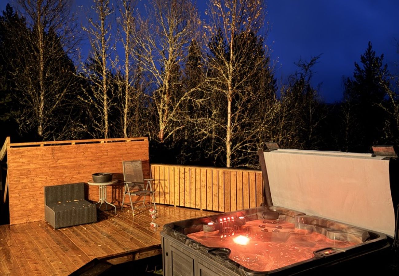 Cabin in Hol - Cozy cabin on Geilo with jacuzzi, 5 min to ski slopes