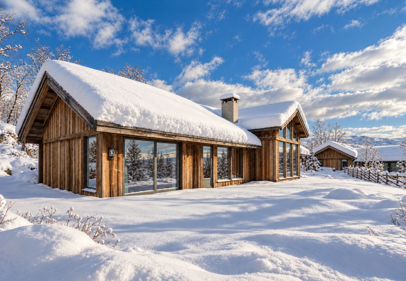 Cabin in Hol - Spacious, exclusive and modern cabin for rent in Kikut, Geilo