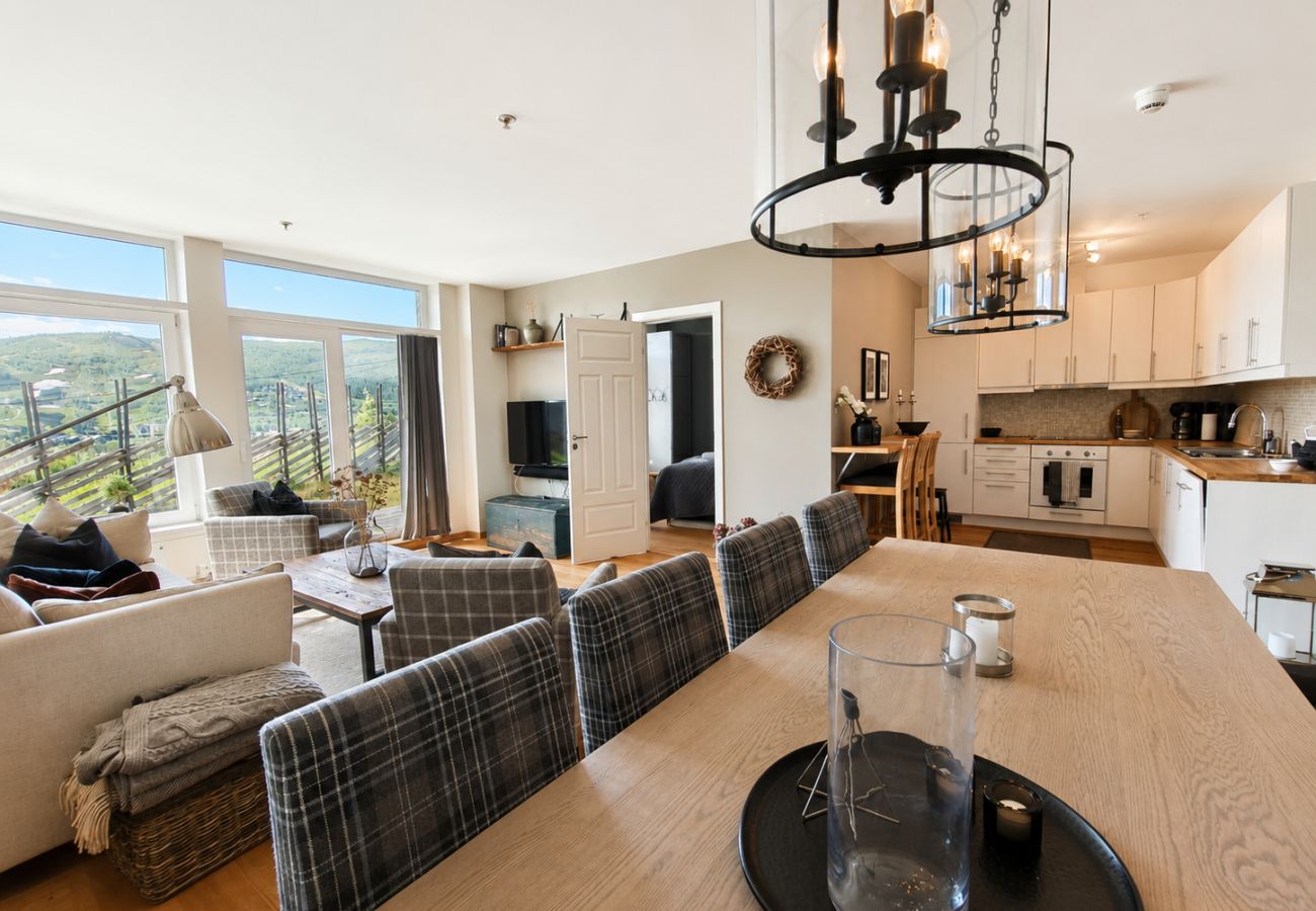 Apartment in Hol - In the heart of magical Geilo – modern apartment with sunny terrace and views