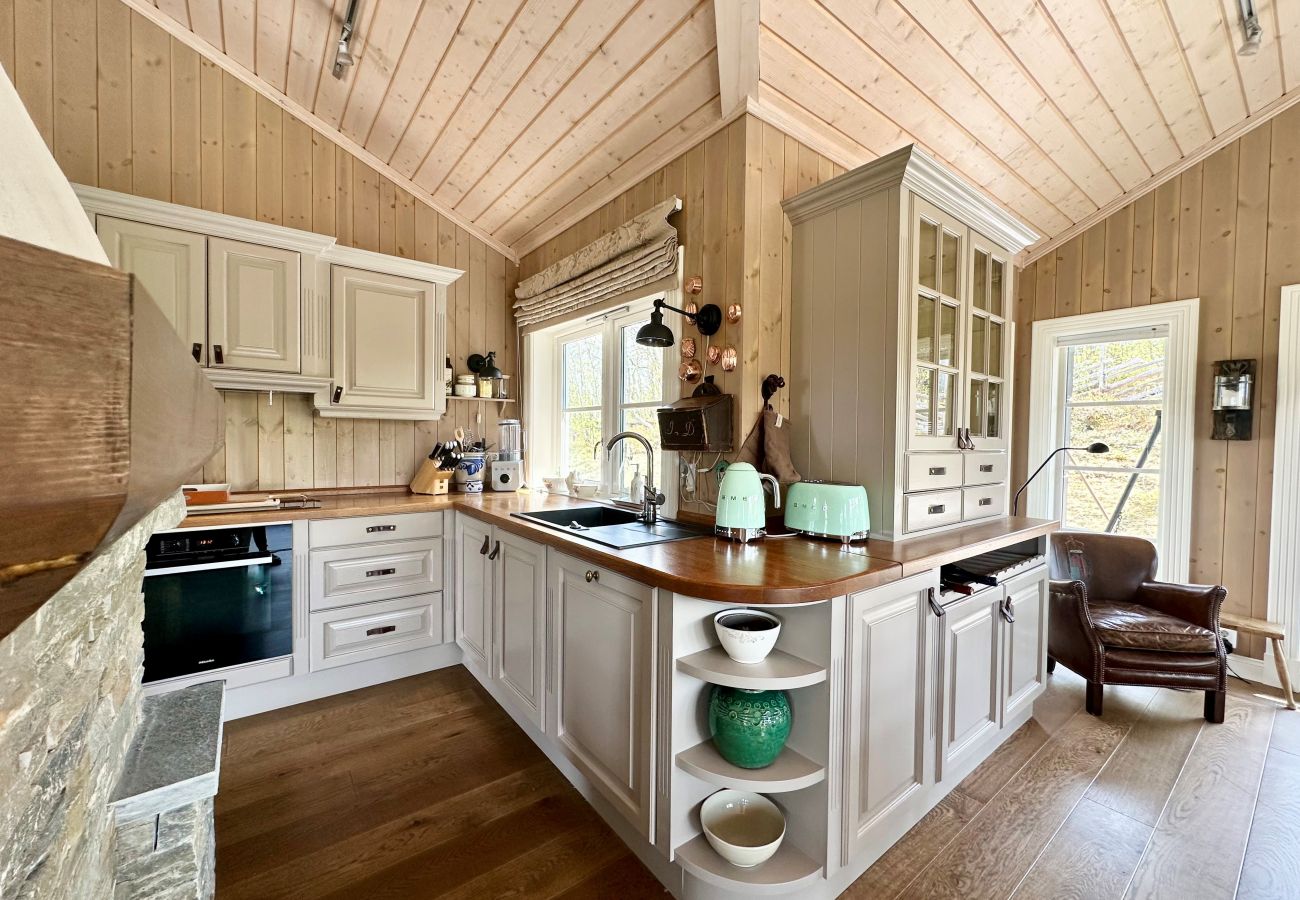 Cabin in Hol - Exclusive mountain lodge with panoramic views and high standard – Kikut/Geilo