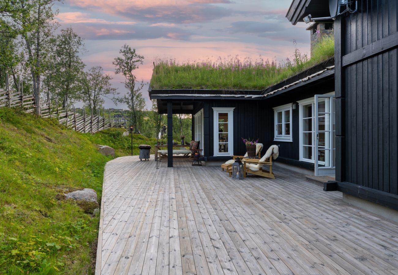 Cabin in Hol - Exclusive mountain lodge with panoramic views and high standard – Kikut/Geilo