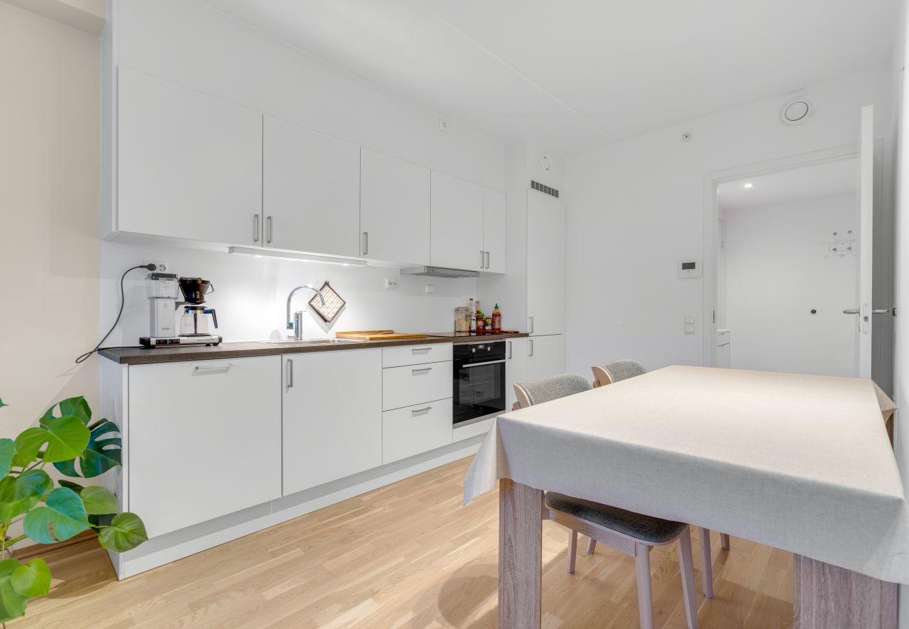 Apartment in Tromsø - Moderne sentral toppleilighet med utsikt til fjellheisen og Tromsdalstind
