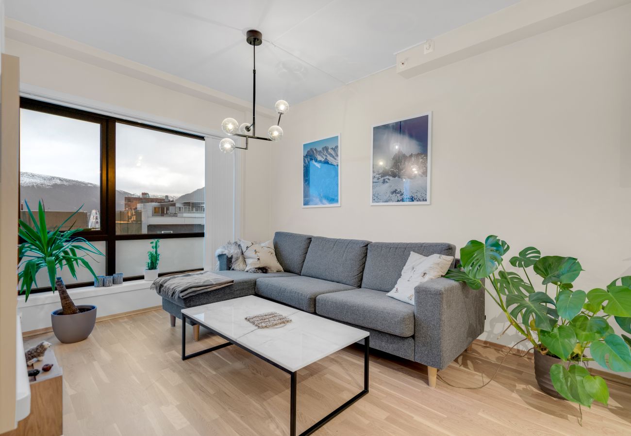 Apartment in Tromsø - Moderne sentral toppleilighet med utsikt til fjellheisen og Tromsdalstind