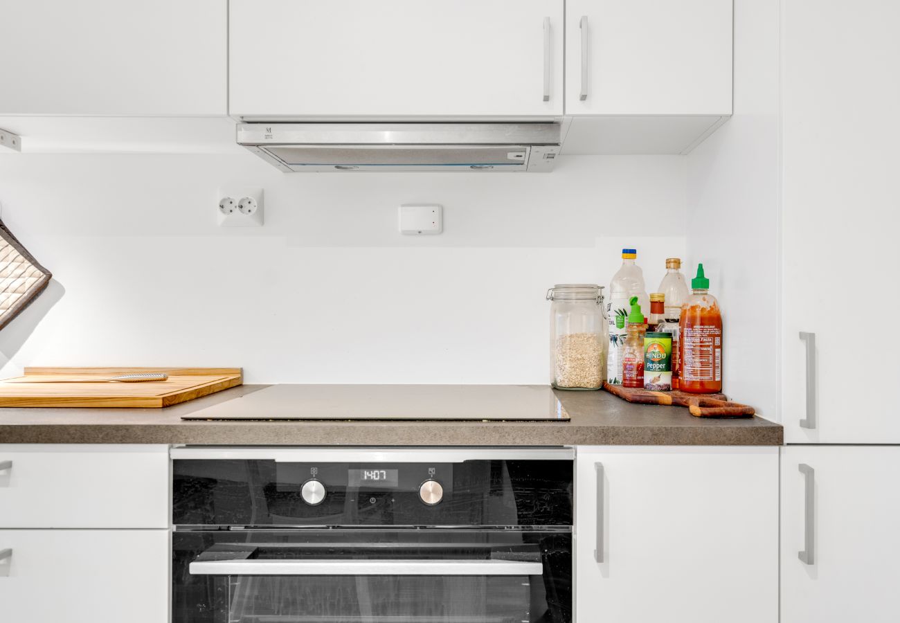 Apartment in Tromsø - Moderne sentral toppleilighet med utsikt til fjellheisen og Tromsdalstind