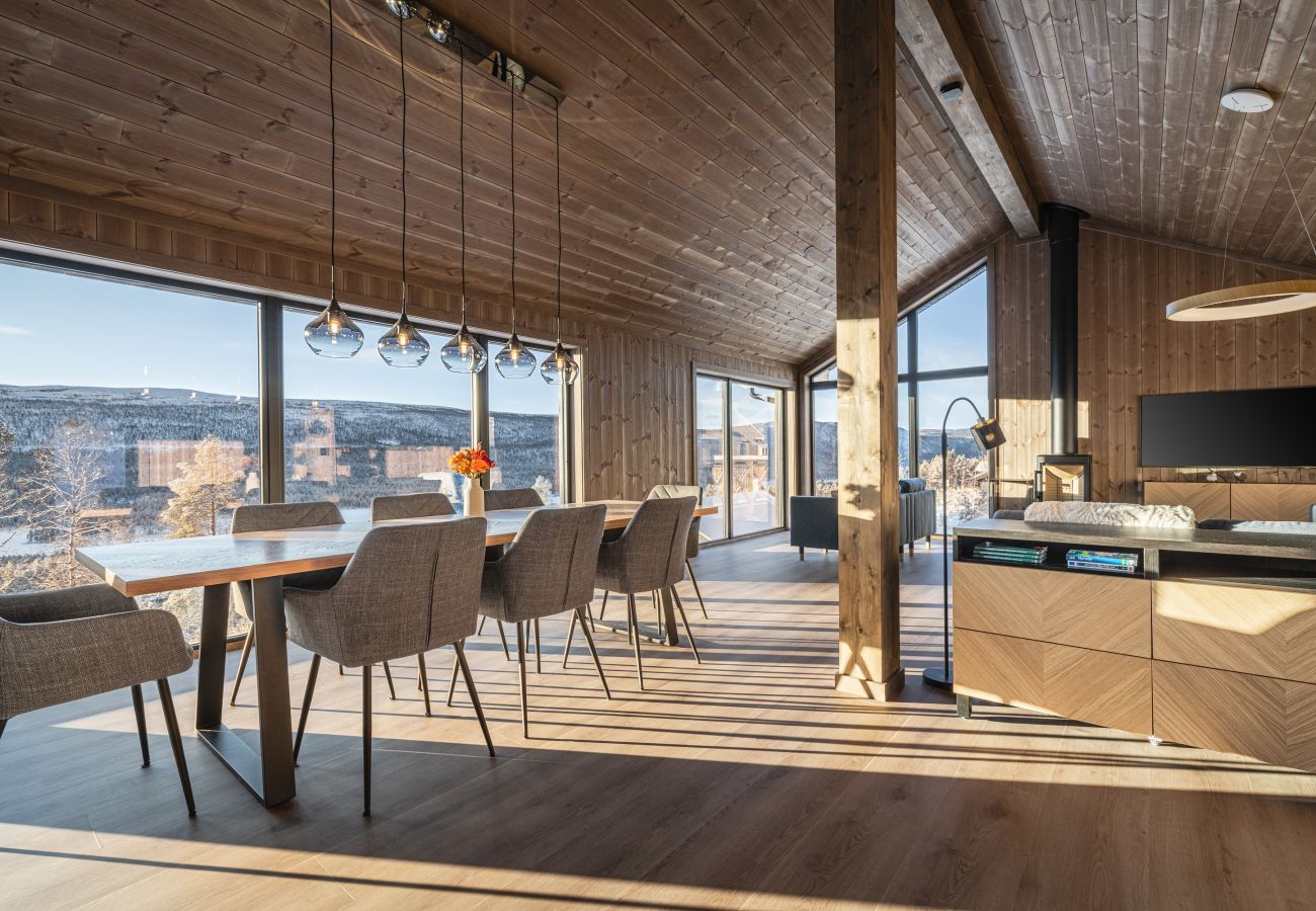 Cabin in Hol - New luxury cabin in Geilo with hot tub, mountain views & ski access