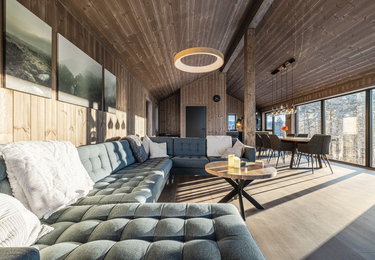 Cabin in Hol - New luxury cabin in Geilo with hot tub, mountain views & ski access
