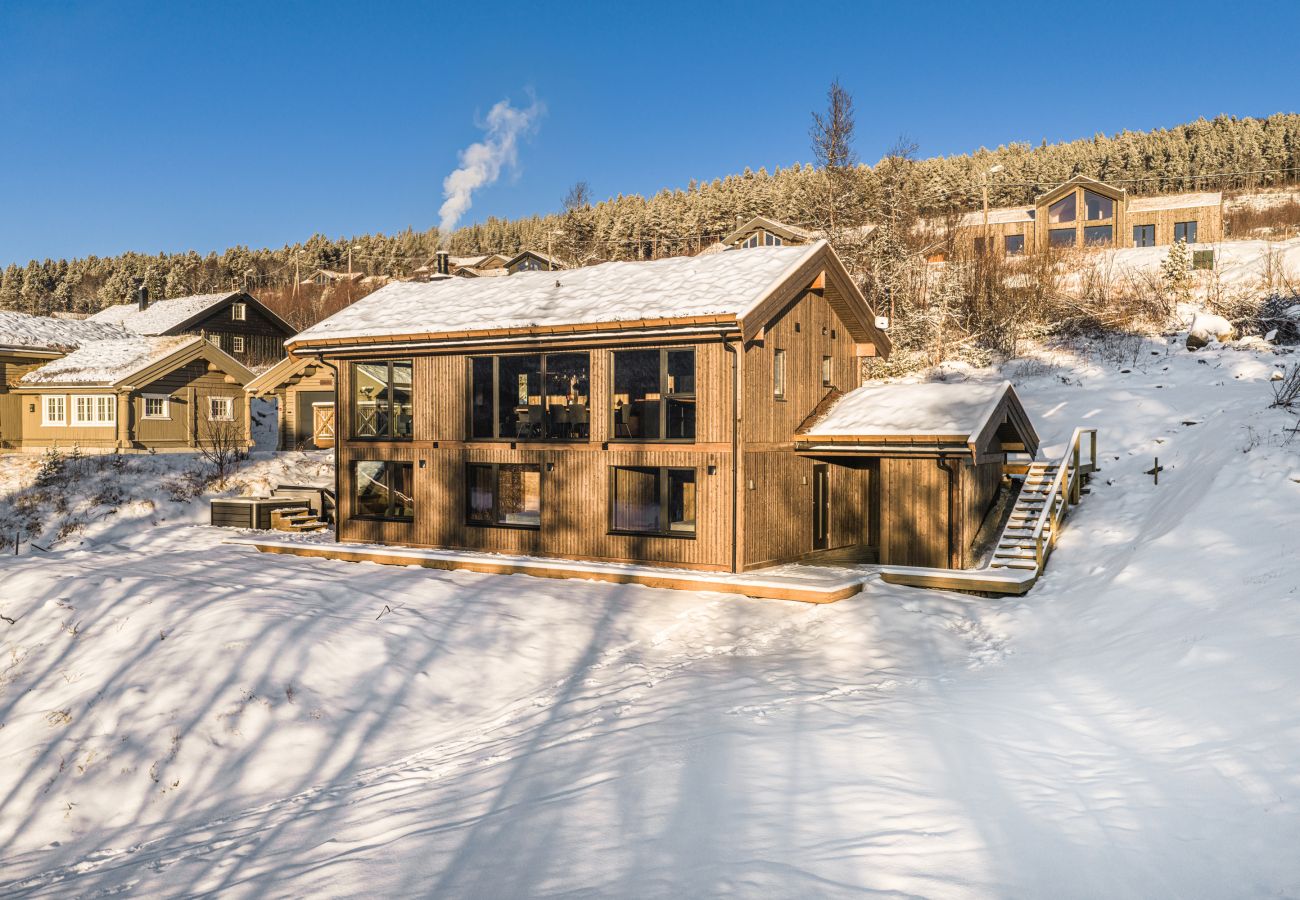 Cabin in Hol - New luxury cabin in Geilo with hot tub, mountain views & ski access