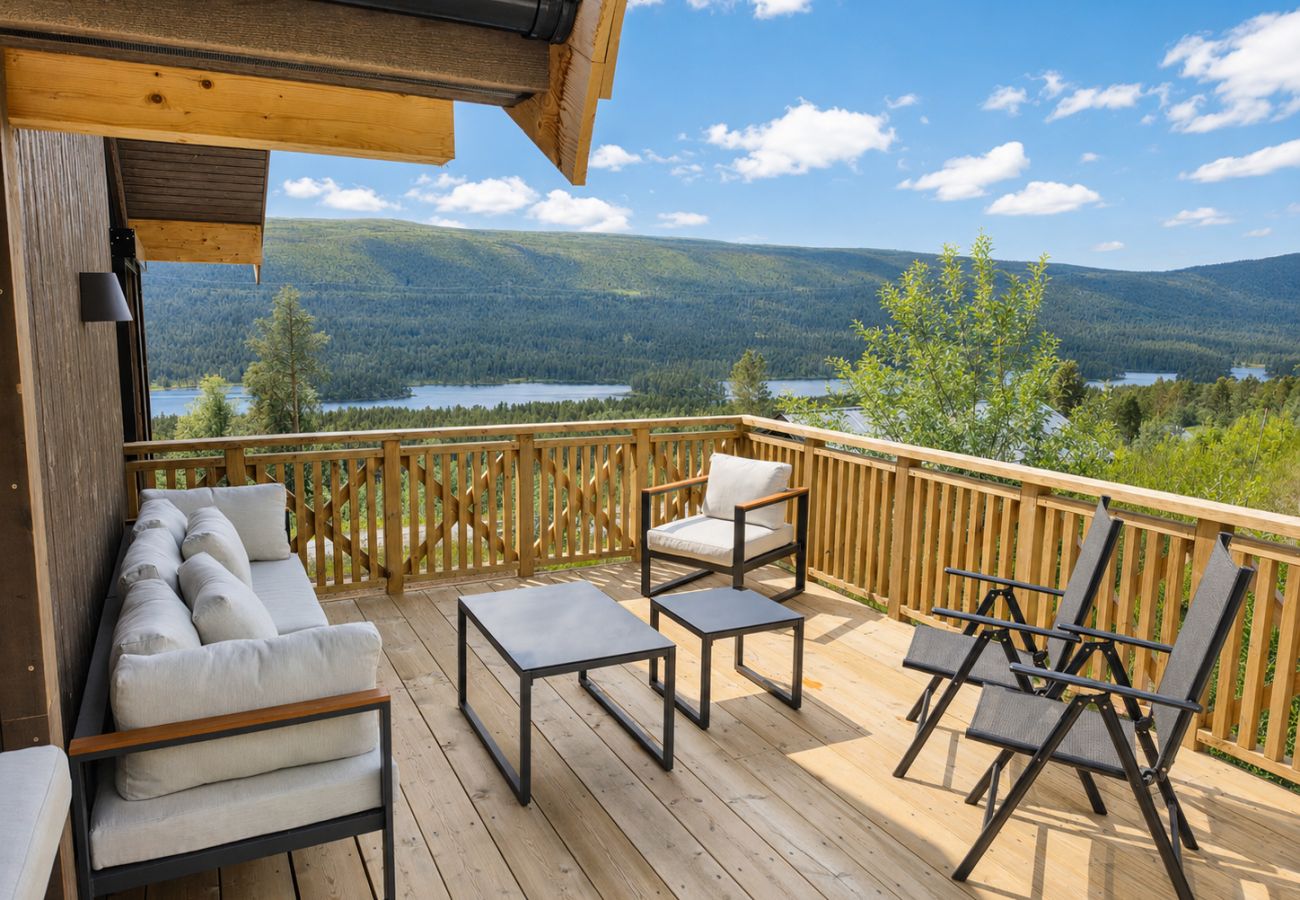 Cabin in Hol - New luxury cabin in Geilo with hot tub, mountain views & ski access