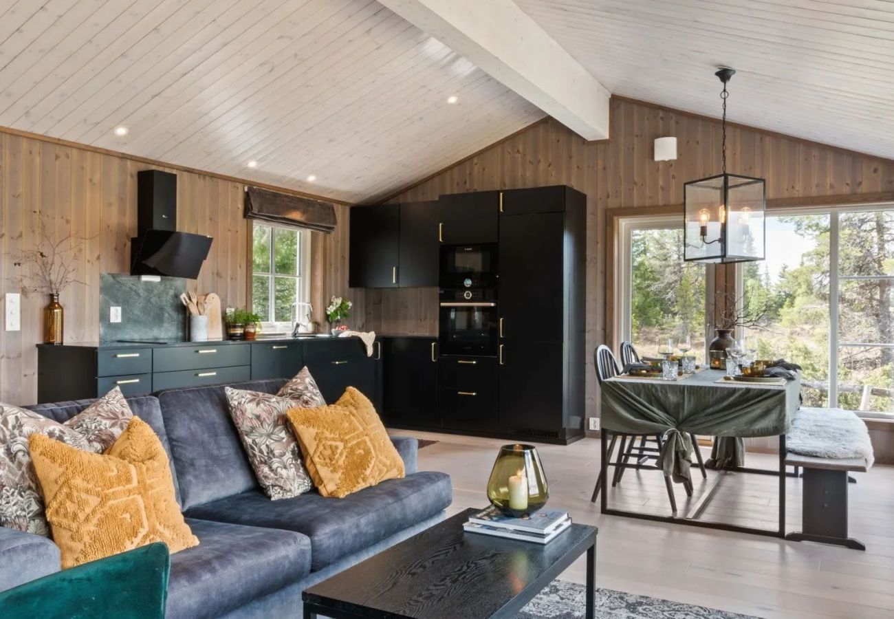 Cottage in Gol - Solglimt, mountain cabin in Golsfjellet with jacuzzi