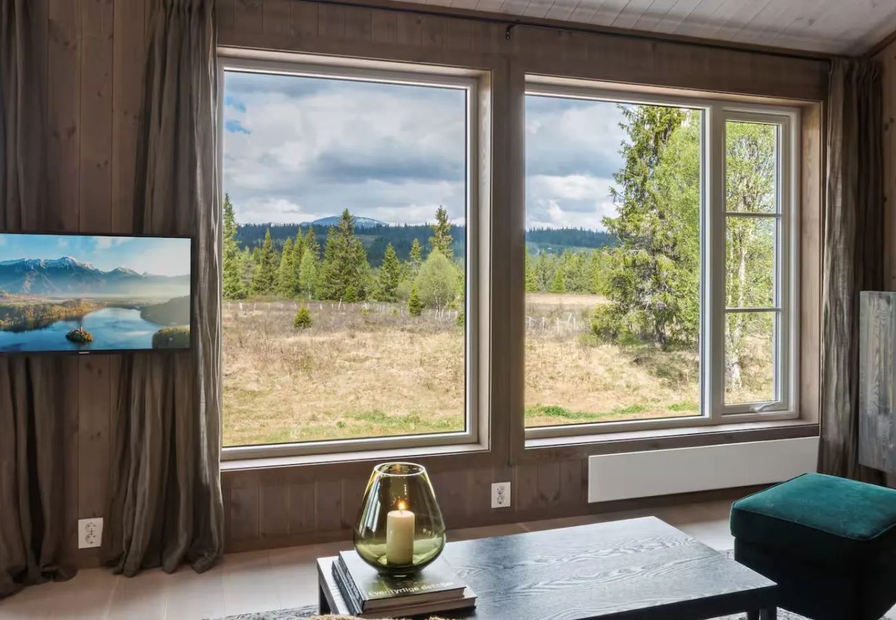 Cottage in Gol - Solglimt, mountain cabin in Golsfjellet with jacuzzi