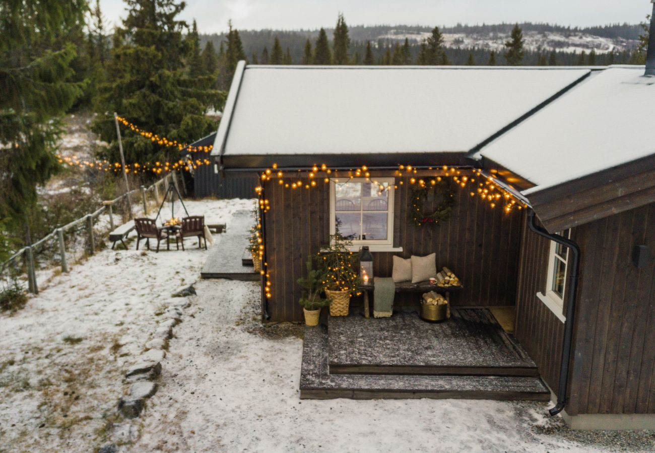 Cottage in Gol - Solglimt, mountain cabin in Golsfjellet with jacuzzi