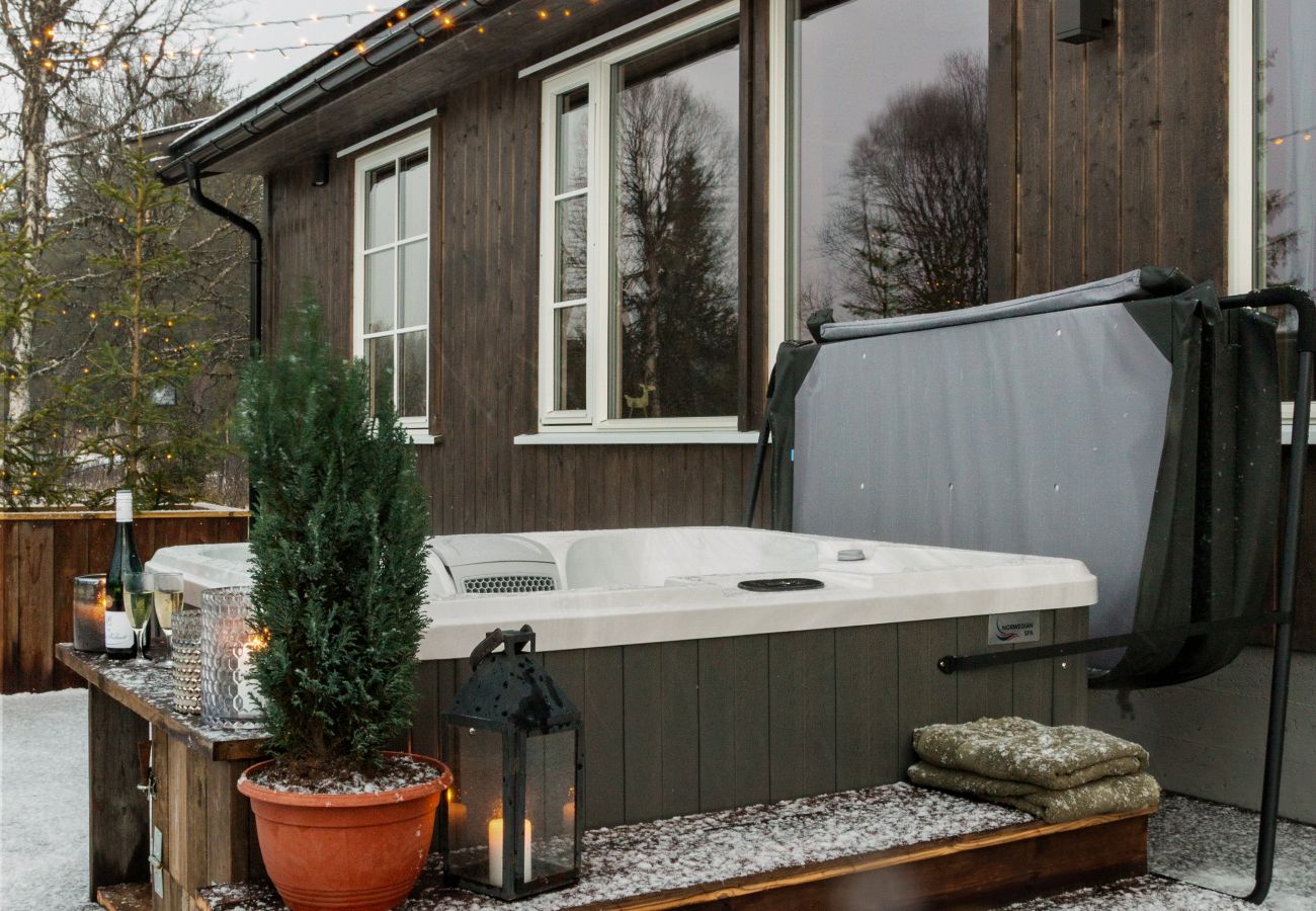 Cottage in Gol - Solglimt, mountain cabin in Golsfjellet with jacuzzi