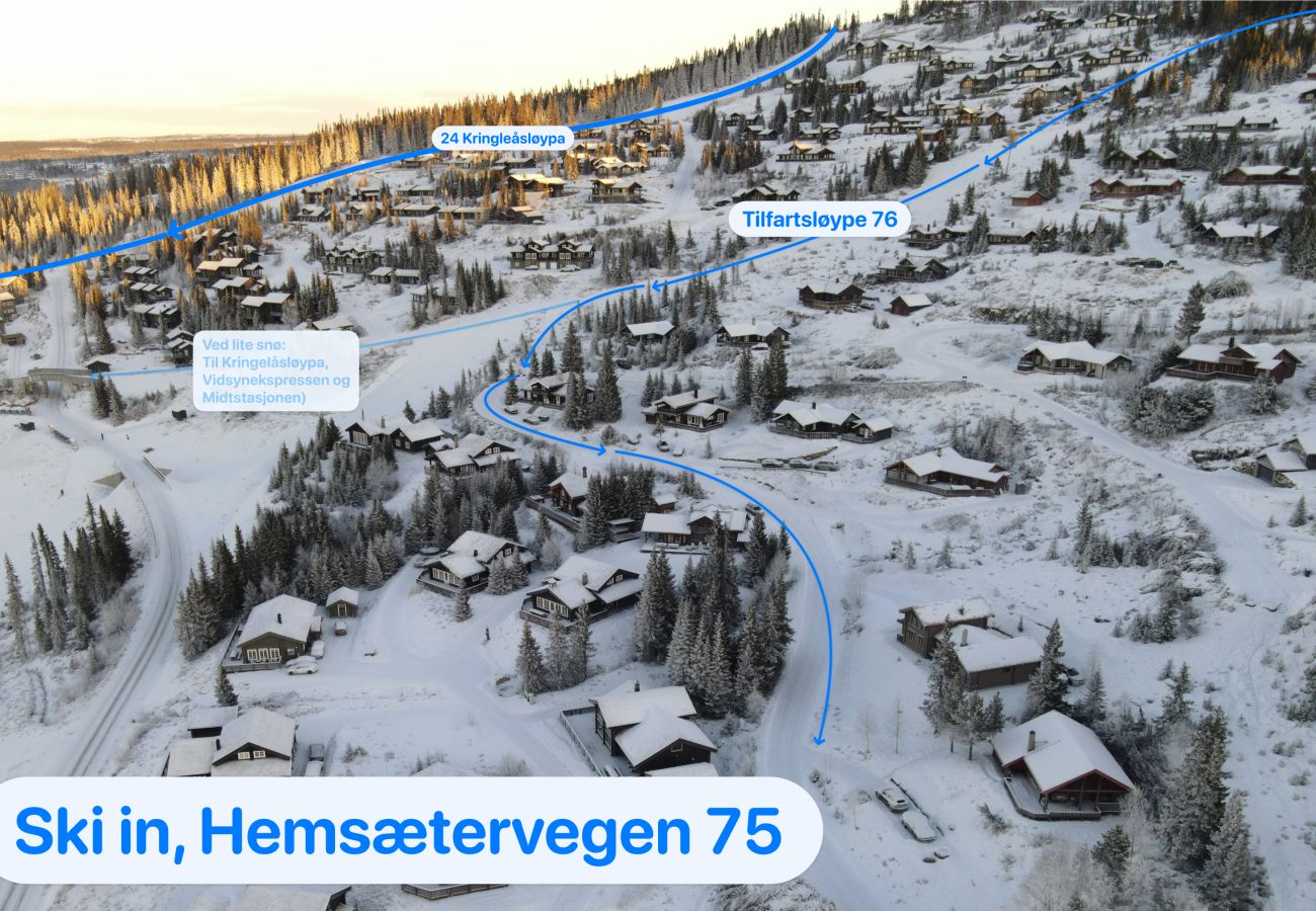 Cottage in Øyer - Family cabin in Hafjell, ski in-ski out
