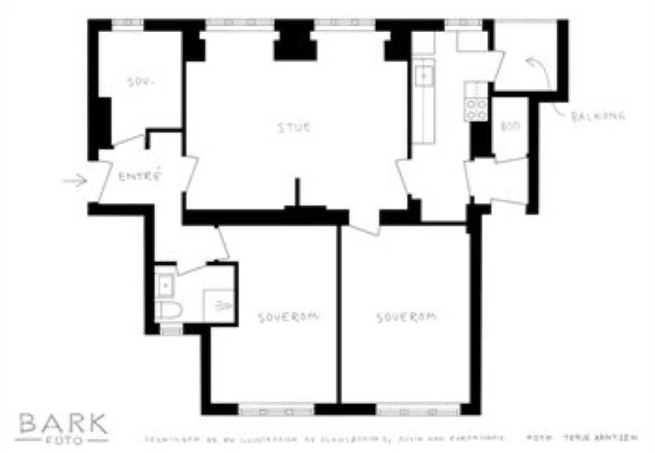 Apartment in Bergen - Moderne leilighet med sjøgløtt og balkong