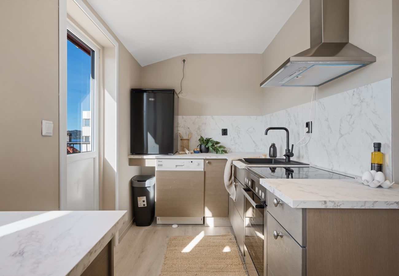 Apartment in Bergen - Toppleilighet på Sandviken med balkong
