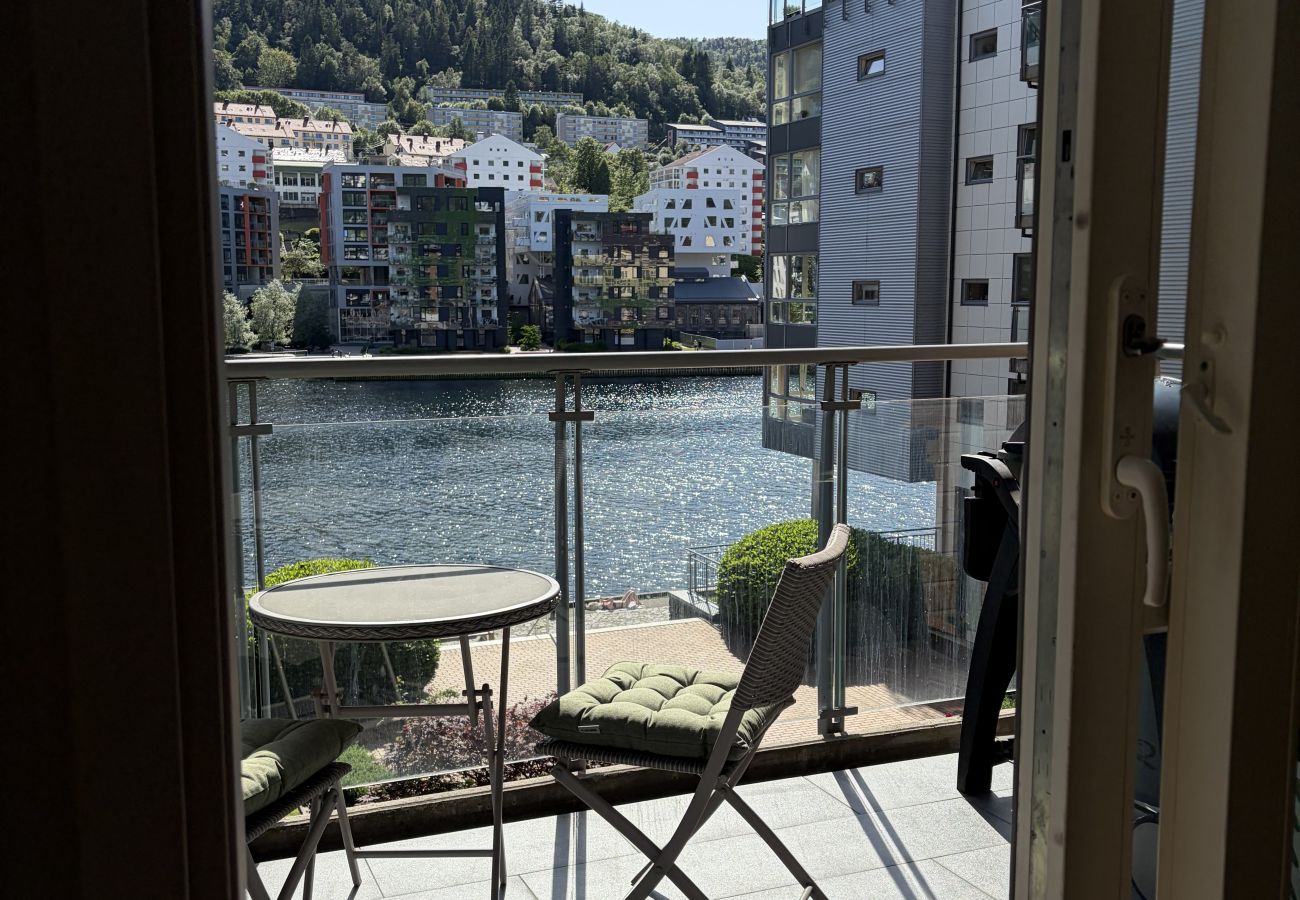 Apartment in Bergen - Modern apartment Møhlenpris with seaview