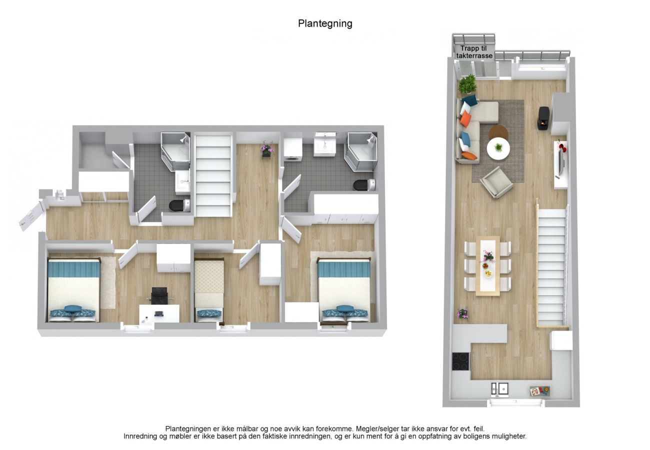 Apartment in Lillehammer - Top-floor apartment in the heart of Lillehammer