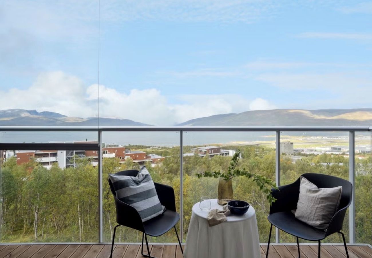 Stunning view from a built-in balcony