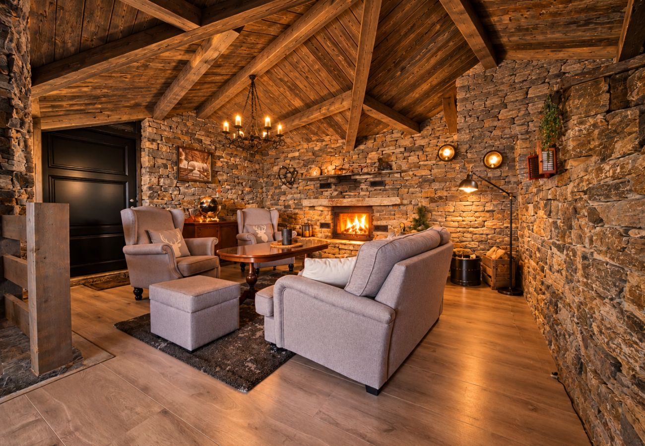 Cottage in Hol - Unique Cabin Right by the Ski Slopes in Geilo