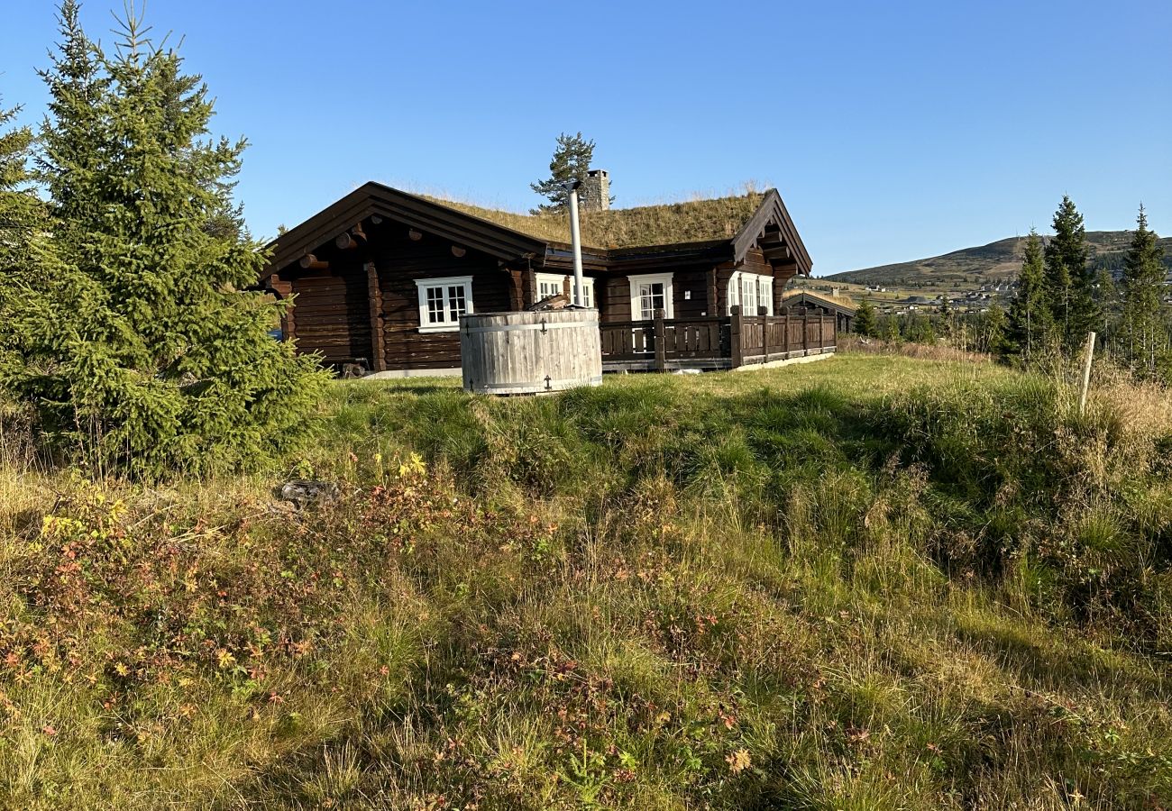 Hytte i Gol - Sjarmerende laftet hytte med 3 soverom på Golsfjellet