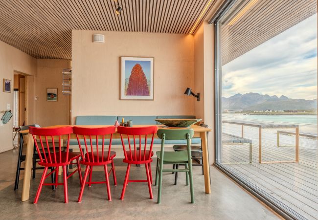 Villa i Flakstad - Exclusive Beach House Ramberg – Din private oase Villa i Flakstad - Exclusive Beach House Ramberg – Din private oase