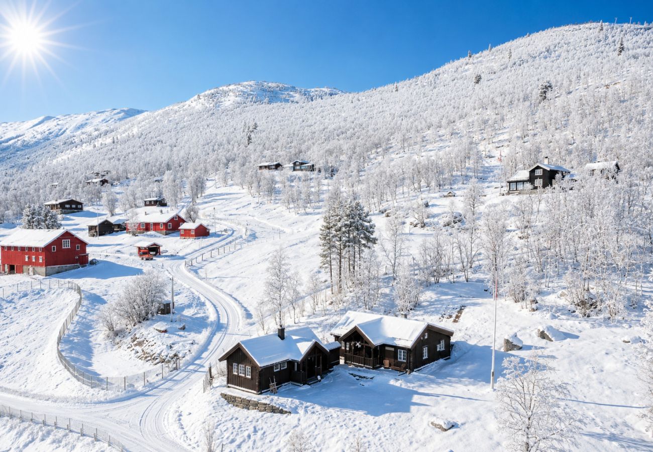 Hytte i Hol - Liten koselig hytte på hyttetun