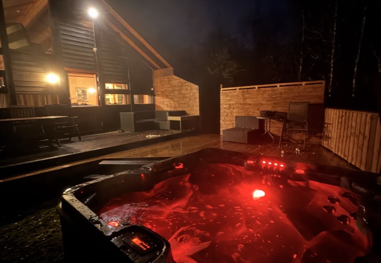 Hytte i Hol - Koselig hytte med usjenert og solrik beliggenhet