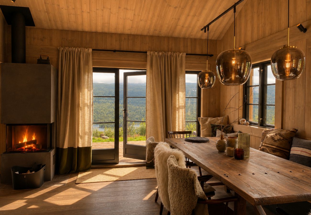 Villa i Hol - Stor Moderne hytte-nydelige omgivelser-10min fra Geilo