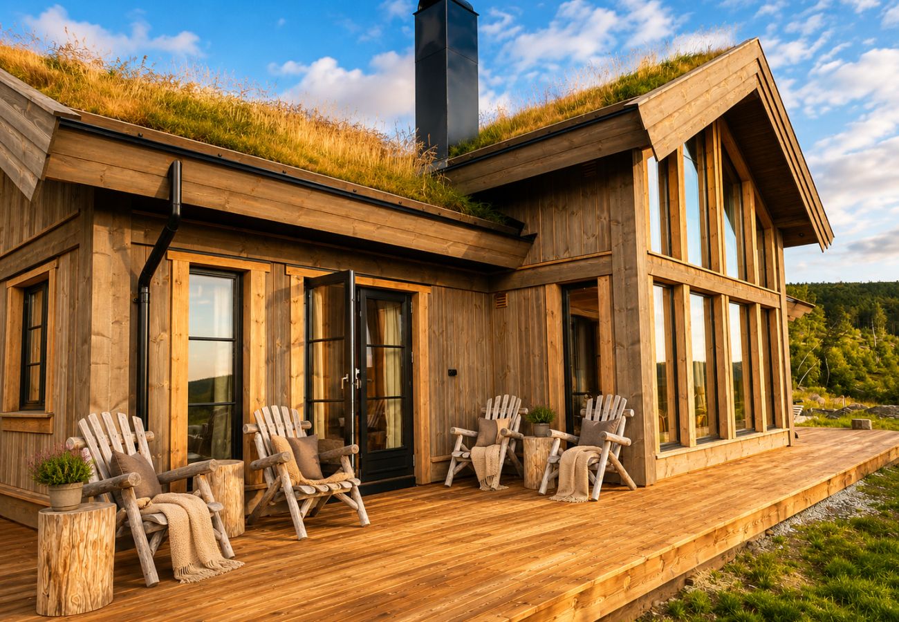 Villa i Hol - Stor Moderne hytte-nydelige omgivelser-10min fra Geilo