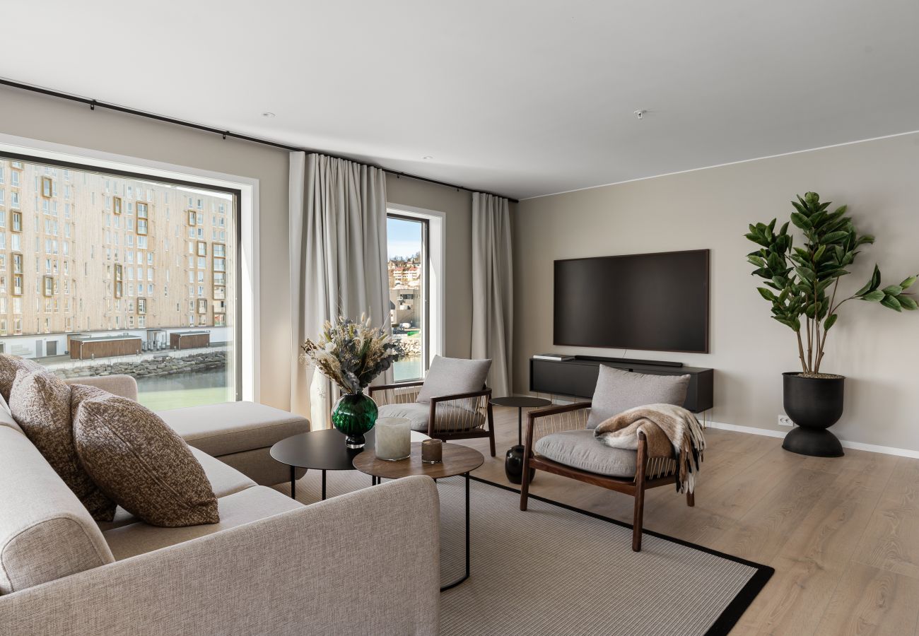 Leilighet i Tromsø - Premium Waterfront Apartment–Sea & Mountain View