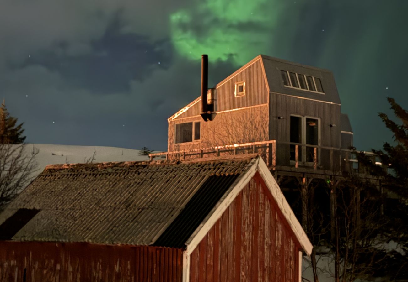 Hytte i Moskenes - Minihus med havutsikt – Spektakulær utsikt