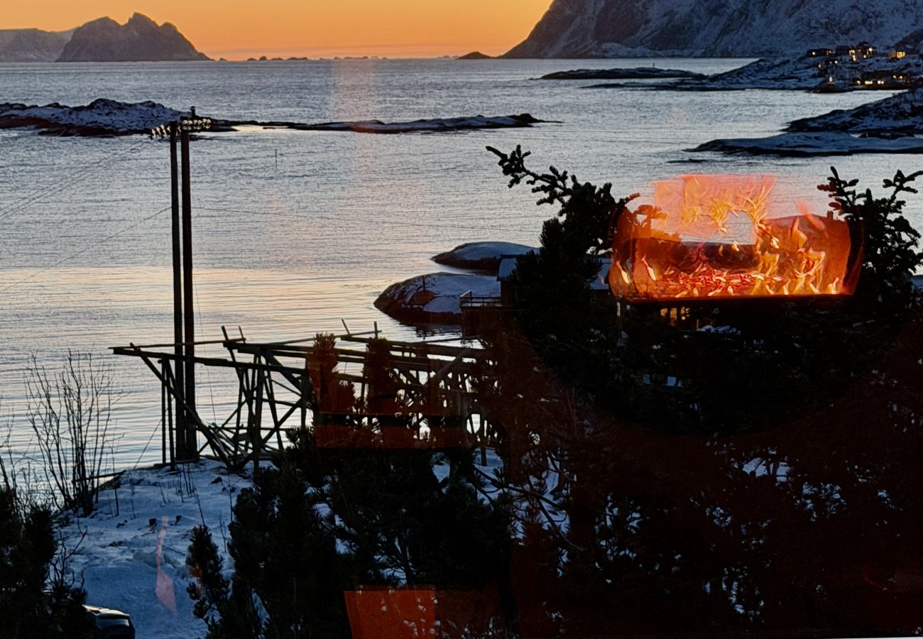 Hytte i Moskenes - Minihus med havutsikt – Spektakulær utsikt