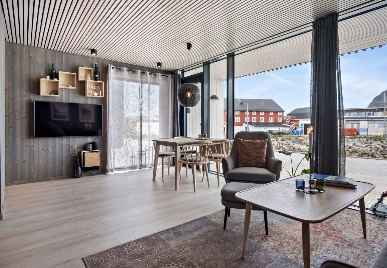 Leilighet i Vågan - Modern sea front apartment with up to 8 beds