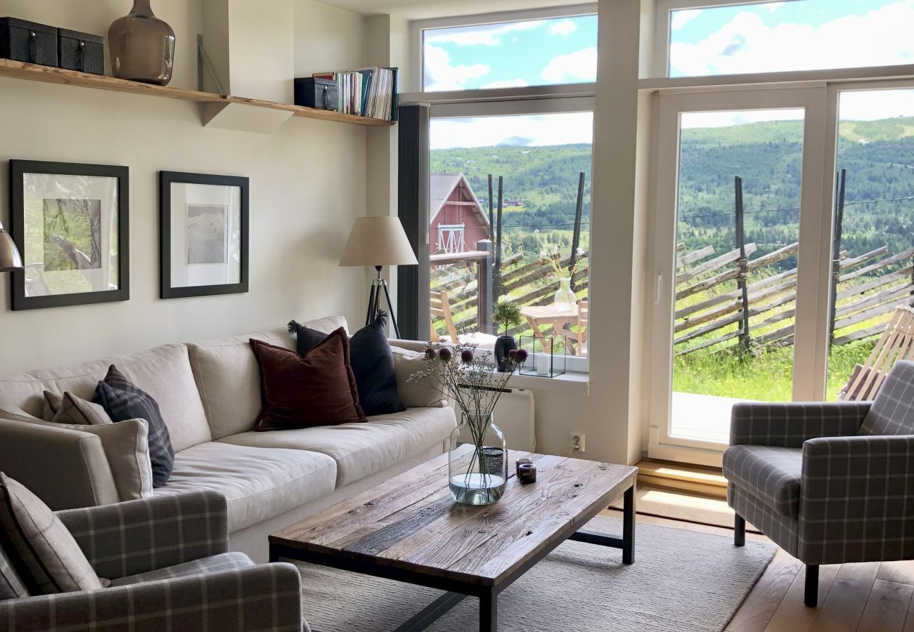 Leilighet i Hol - Midt i magiske Geilo – moderne leilighet med solrik terrasse og utsikt