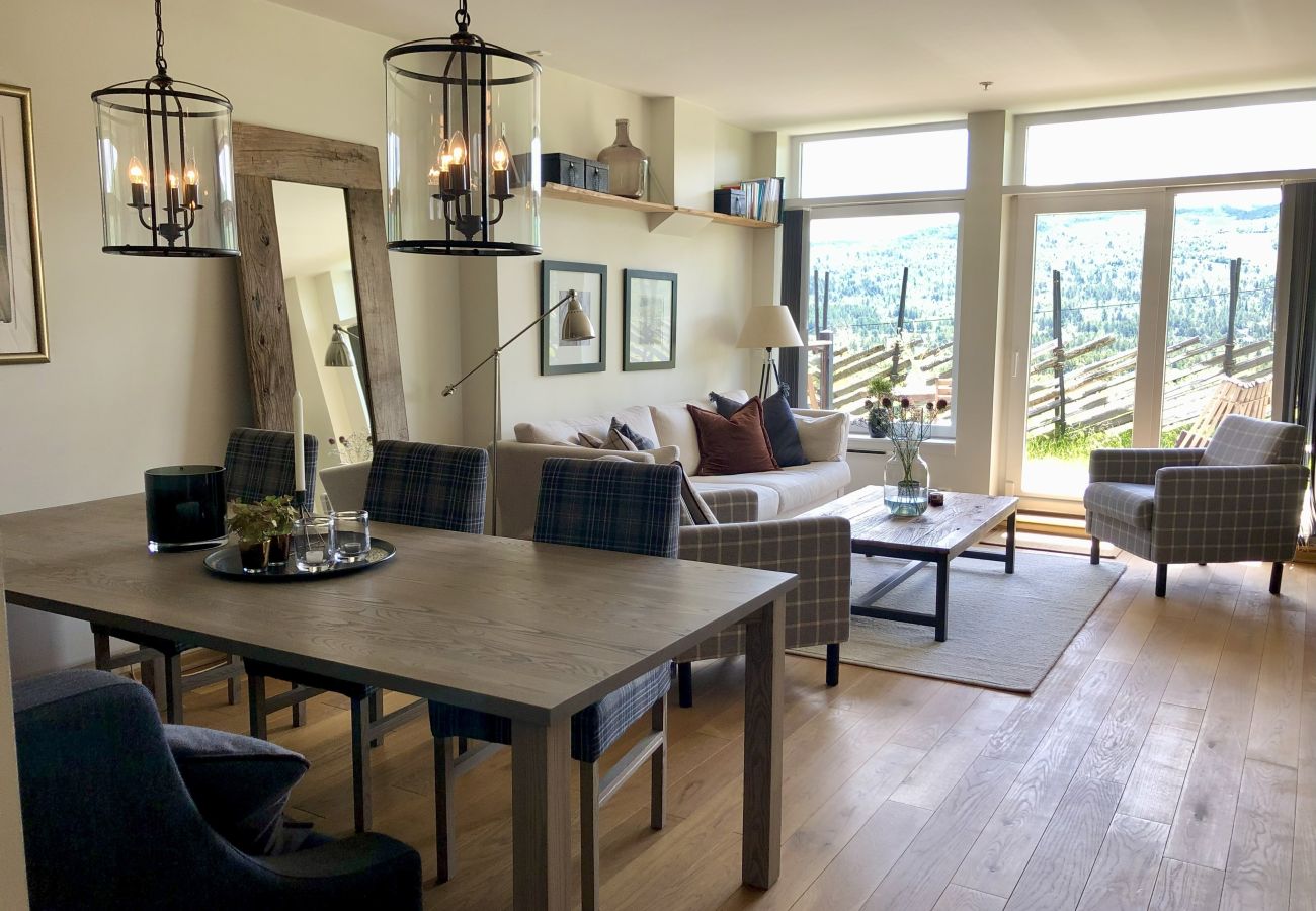 Leilighet i Hol - Midt i magiske Geilo – moderne leilighet med solrik terrasse og utsikt