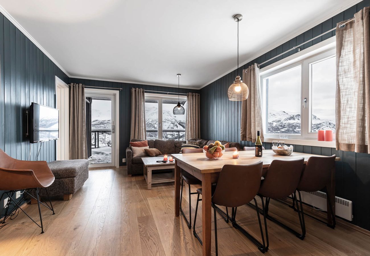 Leilighet i Hemsedal - Ski in/ski out med badstu og moderne fjellkomfort