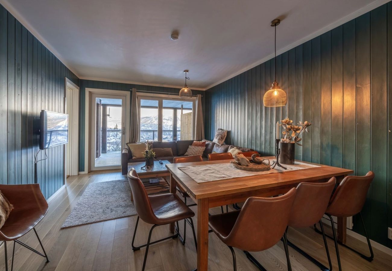 Leilighet i Hemsedal - Ski in/ski out med badstu og moderne fjellkomfort