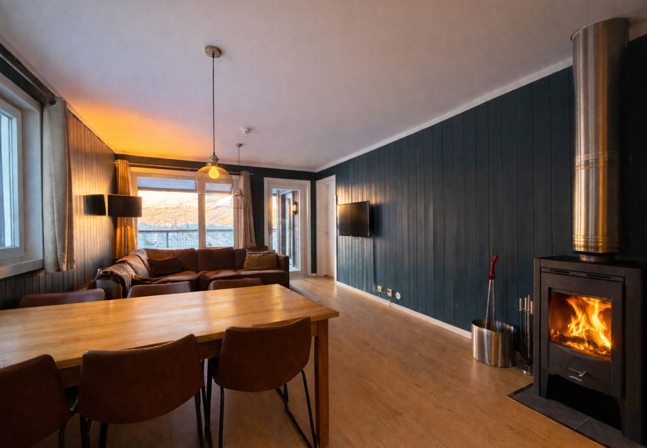 Leilighet i Hemsedal - Ski in/ski out med badstu og moderne fjellkomfort