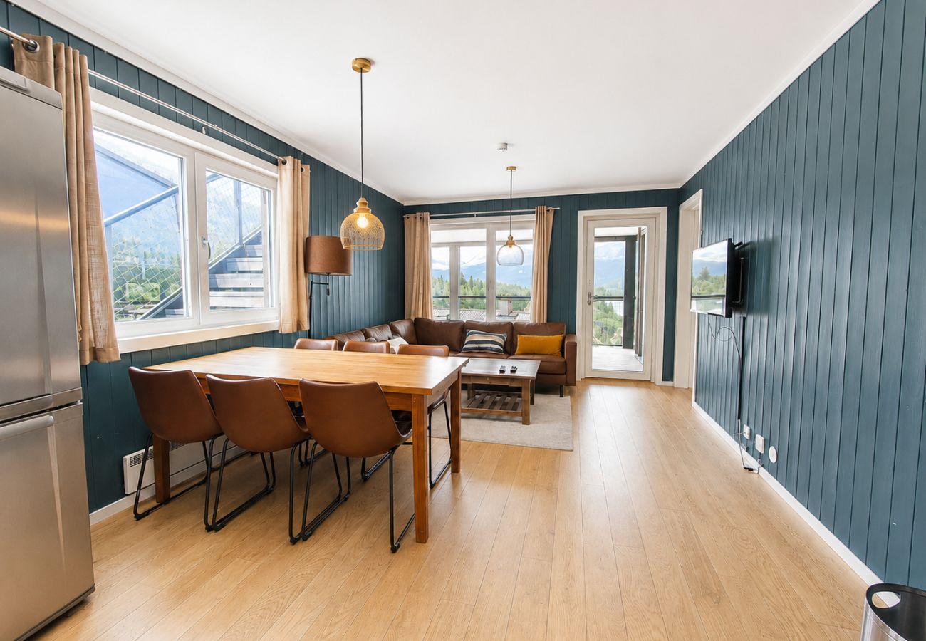 Leilighet i Hemsedal - Ski in/ski out med badstu og moderne fjellkomfort