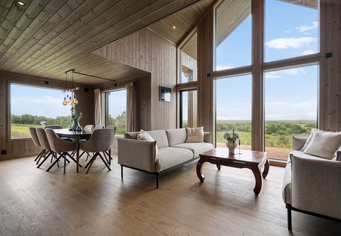 Hytte i Vågan - Private Modern Hoven Lodge
