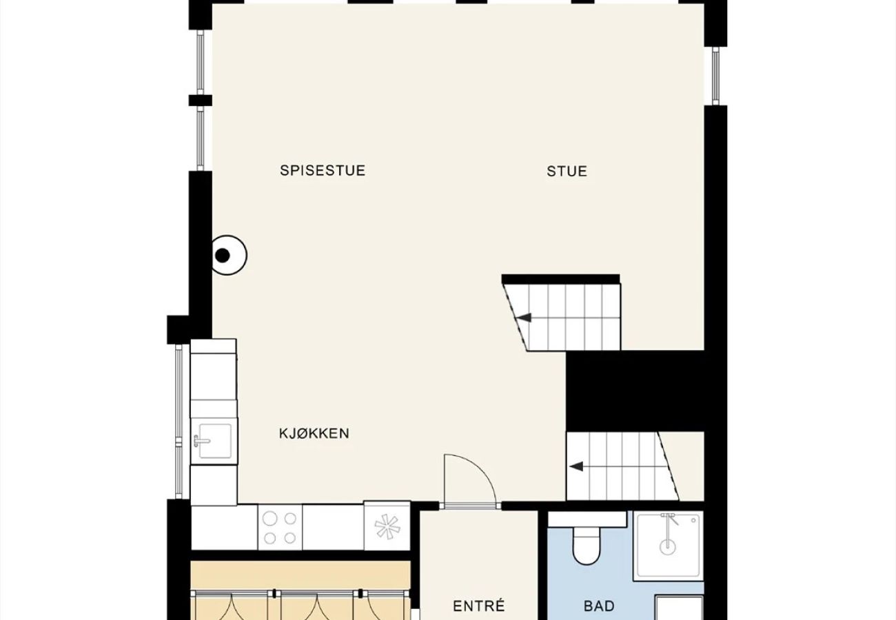 Hytte i Øyer - Stor familiehytte på Hafjell med ski in-ski out