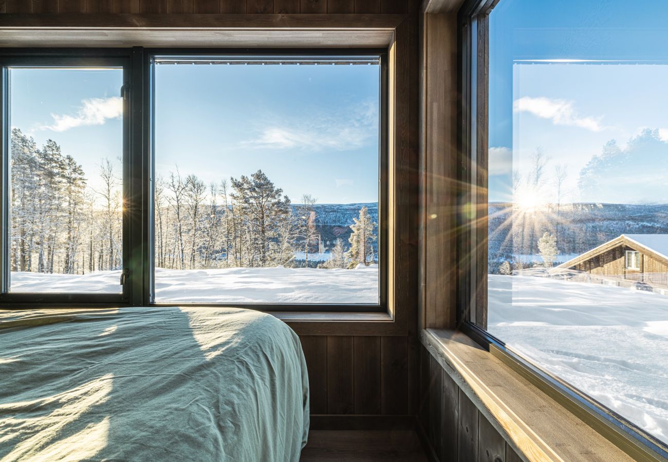 Hytte i Hol - Ny luksuriøs hytte på Geilo med jacuzzi, utsikt og skitilgang