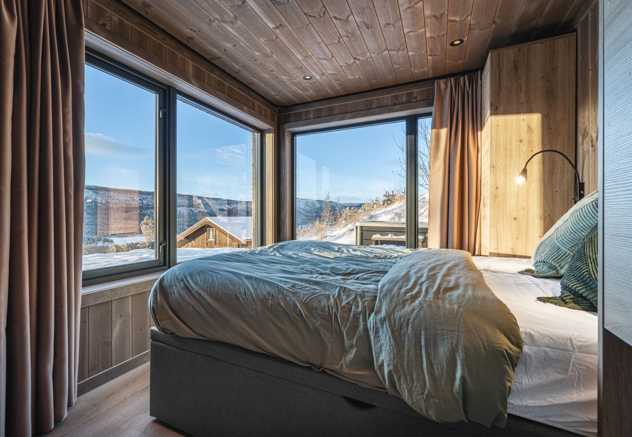 Hytte i Hol - Ny luksuriøs hytte på Geilo med jacuzzi, utsikt og skitilgang