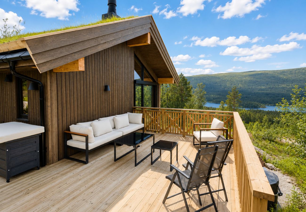 Hytte i Hol - Ny luksuriøs hytte på Geilo med jacuzzi, utsikt og skitilgang