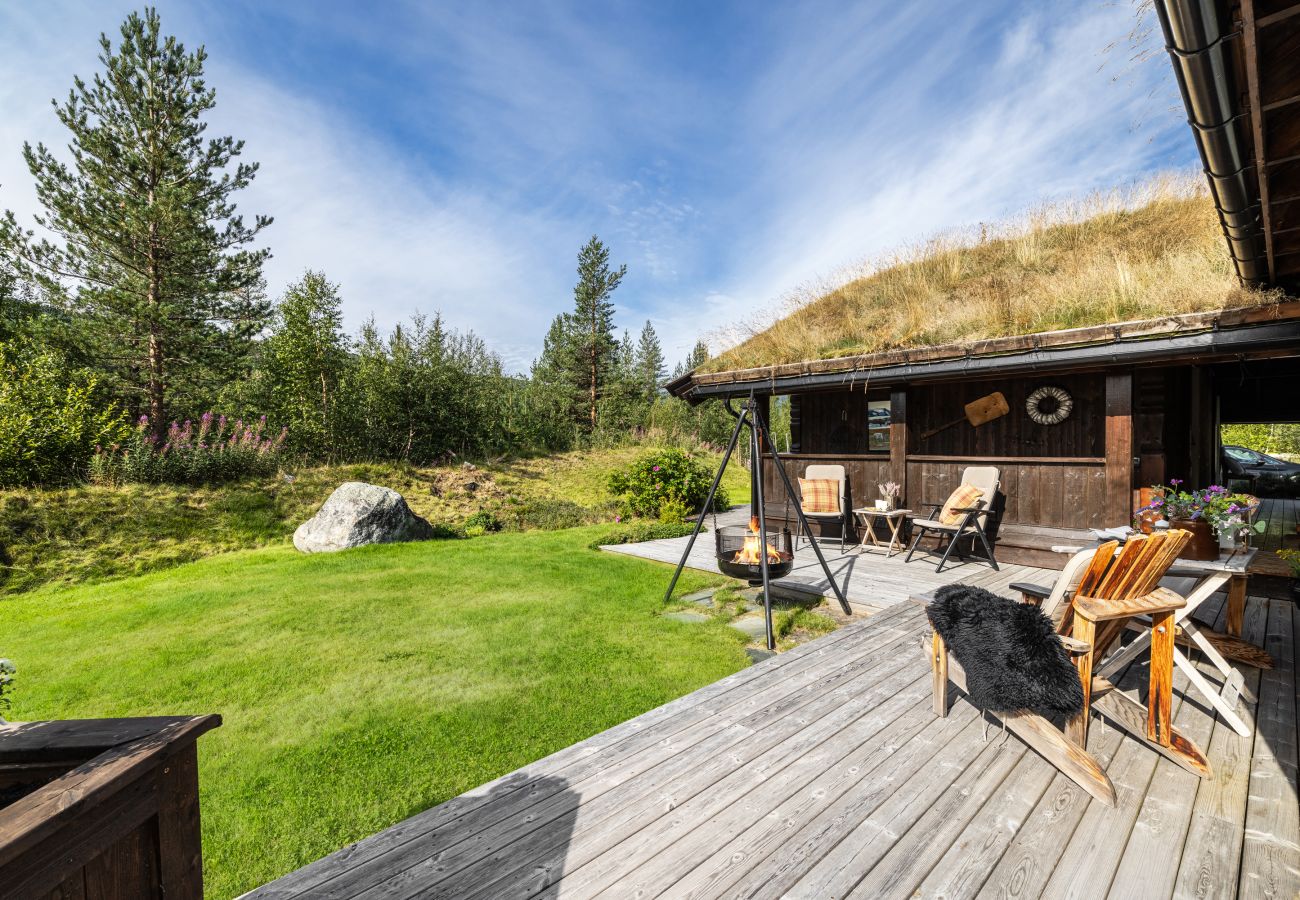 Hytte i Hemsedal - Koselig hytte i Hemsedal Golf Alpin – perfekt for familie, fiske og ski