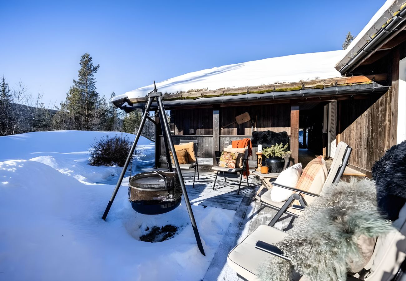 Hytte i Hemsedal - Koselig hytte i Hemsedal Golf Alpin – perfekt for familie, fiske og ski
