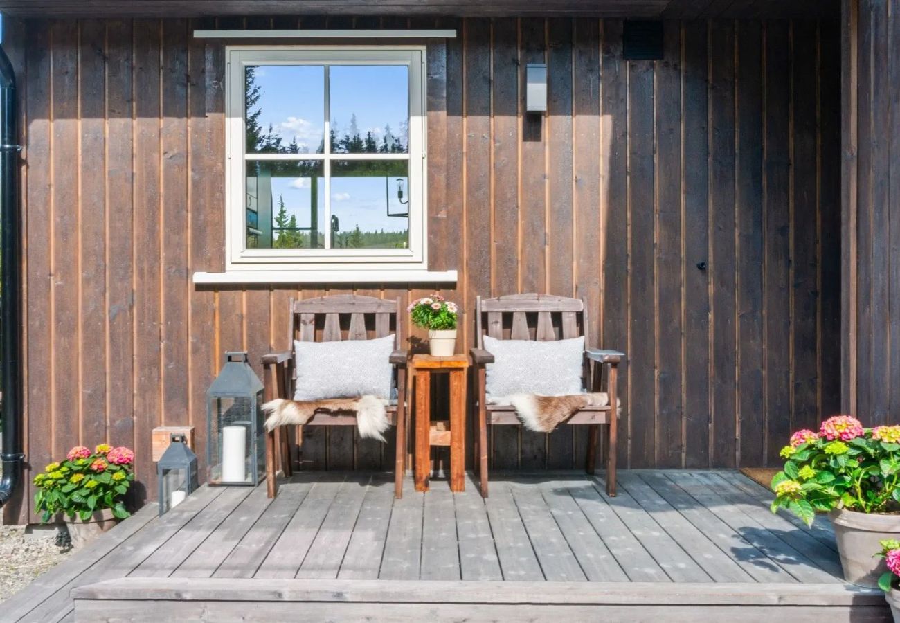 Hytte i Gol - Solglimt, mountain cabin in Golsfjellet with jacuzzi